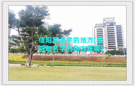 信阳取名字的地方(信阳取名字的地方在哪)