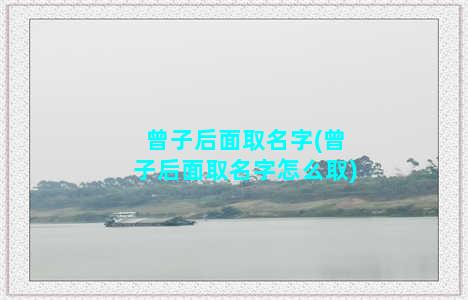 曾子后面取名字(曾子后面取名字怎么取)